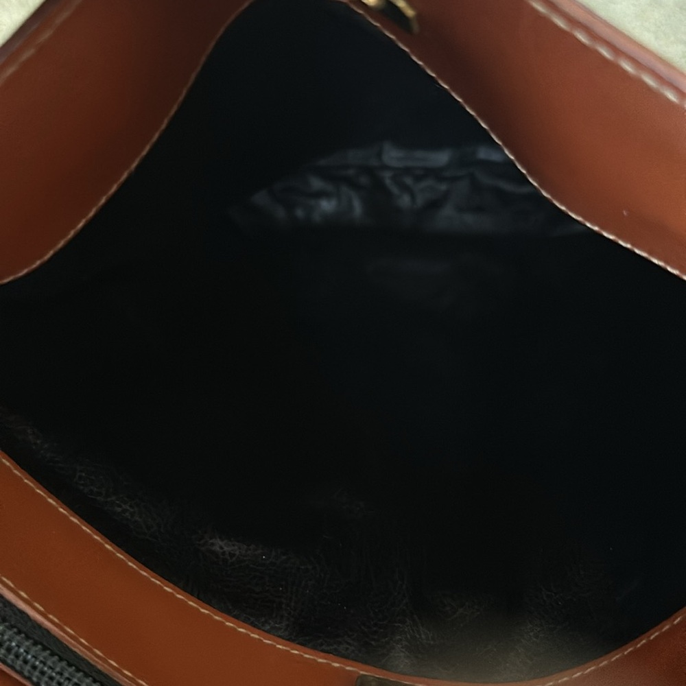 FENDI Coated Canvas Zucca 3 Compartment Shoulder Bag 12x12x5 inch Authentic Mint - Picture 7 of 11
